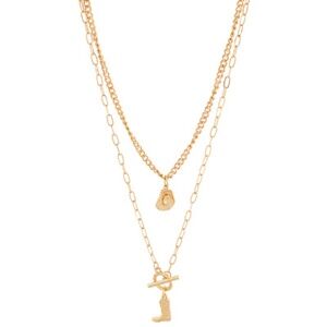 Layered Tiny Western Style Pendant Necklace Set